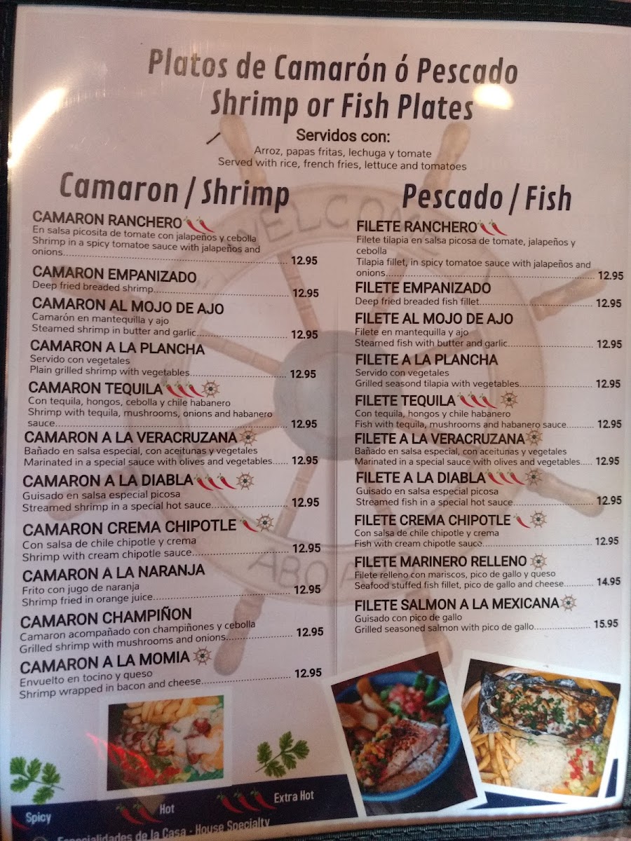 Puerto Peñasco Restaurant Menu - Image 6